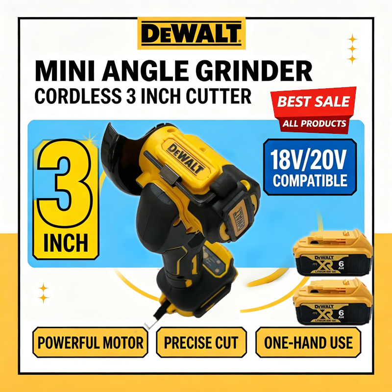 Brushless Angle Grinder Battery Powered - DEWALT 18/20V Bürstenloser Akku-Winkelschleifer, Elektrische Schleif-,