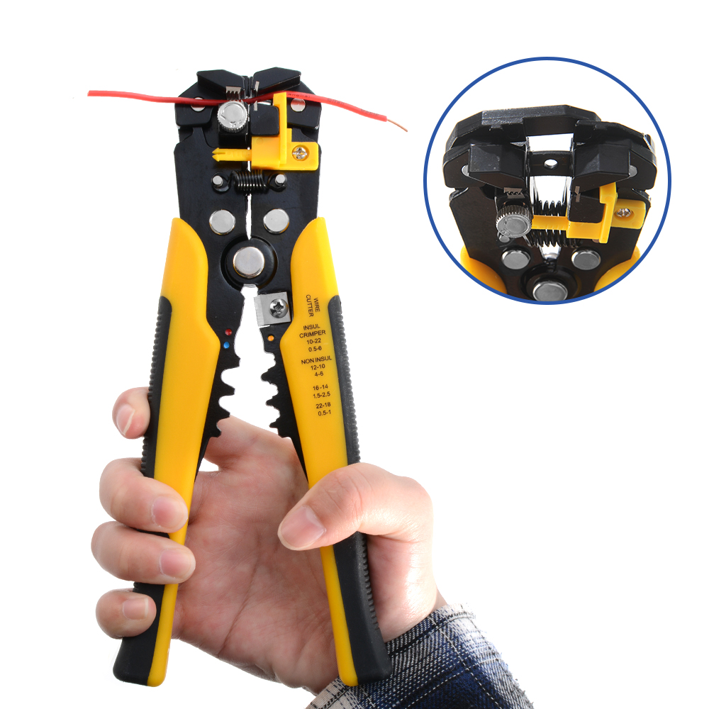 Automatic Wire Stripper Cutter - Verstellbare Automatische Abisolierzange und Crimpzange, Multifunktionaler