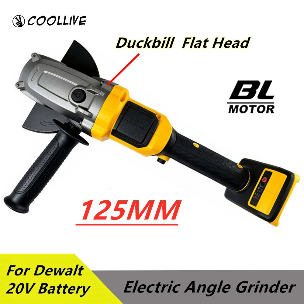 Brushless Angle Grinder Battery Powered - 125-mm-Bürstenloser Winkelschleifer zum Metallpolieren und Schneiden,