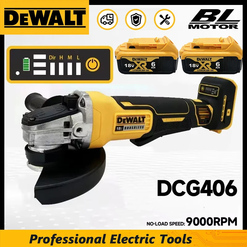 Brushless Angle Grinder Battery Powered - Dewalt DCG406 125MM Bürstenloser Winkelschleifer 9000RPM