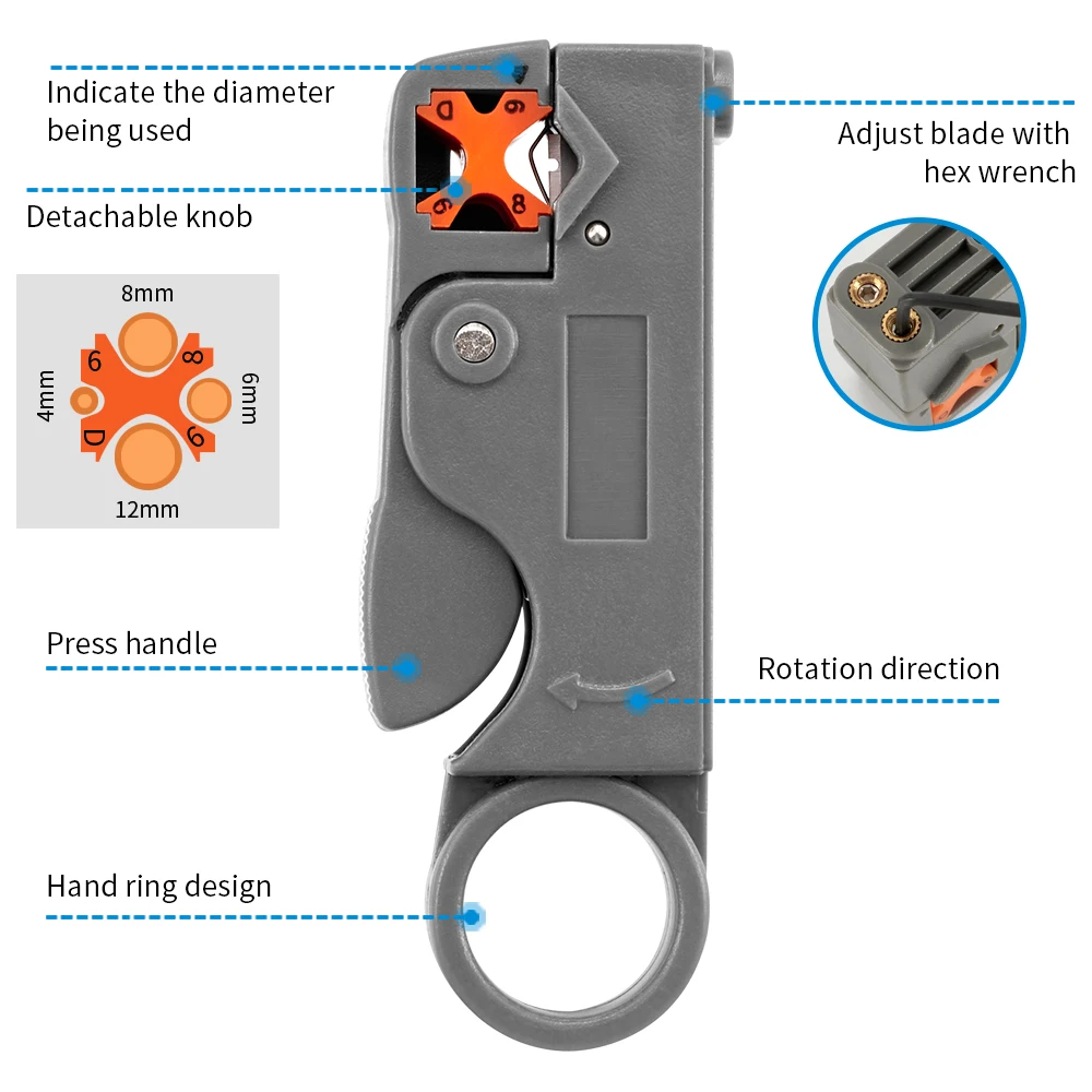 Drehbares Kabelabisolierwerkze – Automatic Wire Stripper Cutter Bewertung und Preis