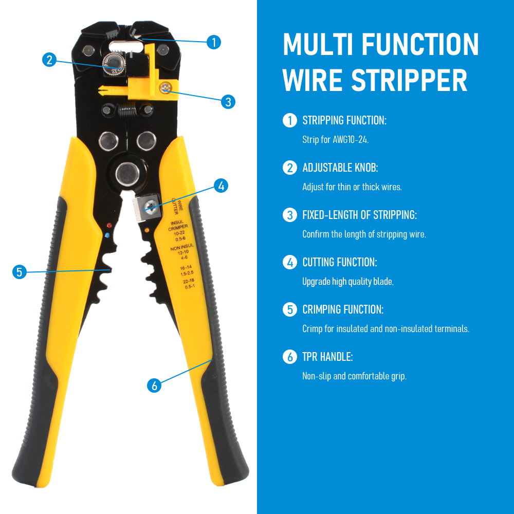 Verstellbare Automatische Abis – Automatic Wire Stripper Cutter Bewertung und Preis
