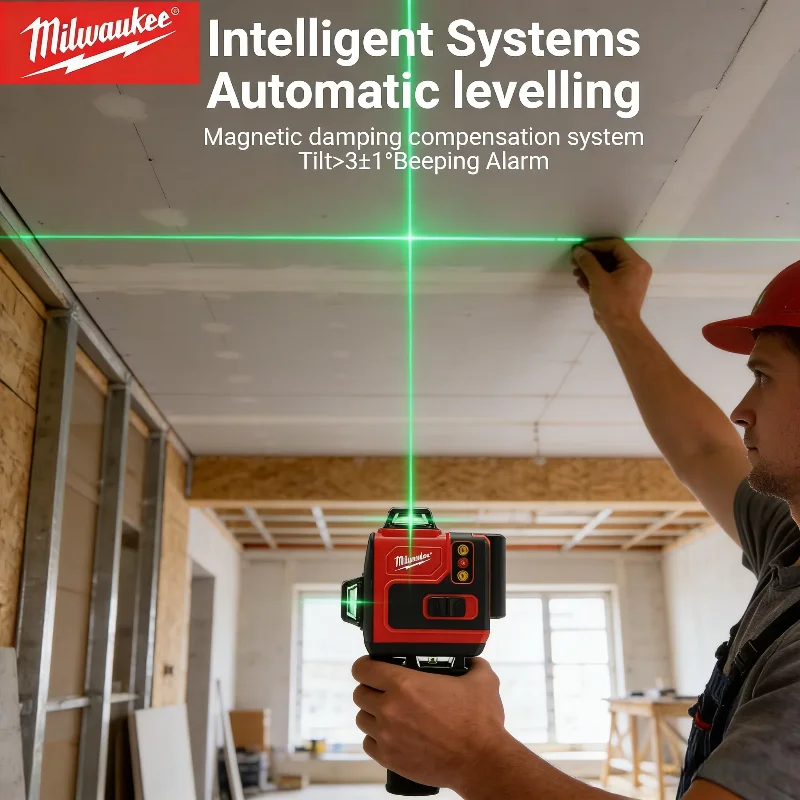 Original Milwaukee 4D 16-Linie – Laser Level 16 Lines 4D Green Bewertung und Preis